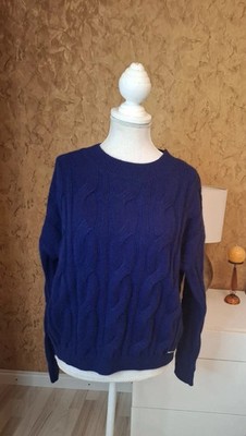 John Richmond Strickpullover   Zopfmuster   Größe S