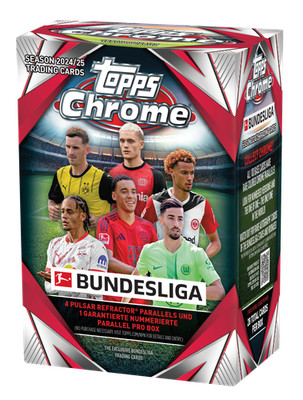 【新品未開封】Topps Chrome Soccer bundesliga 2025 TOPPS CHROME BUNDESLIGA VALUE BLASTER BOX Soccer Brand New