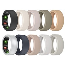 10 Pack Ring Cover for Oura Ring Gen 4/3, Silicone Protector for ULTRAHUMAN R...