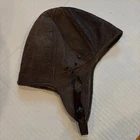 World War 2 Military Pilot Leather Skull Cap Helmet *READ*
