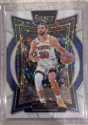 2024-25 Panini Select Concourse Stephen Curry #7 White Disco Prizm /75