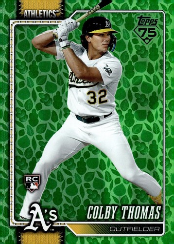 Colby Thomas RC 2026 Topps Rookie Athletics | eBay