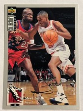 1994-95 Upper Deck Collectors Choice #3 Steve Smith Miami Heat Silver Script