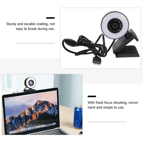 5MP Web Camera Adjustable Webcam with Noise Reduction Microphone - Picture 8 of 12