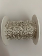 925 Sterling Silver Long Cable Chain (2 × 3.7 mm) - 1 Foot