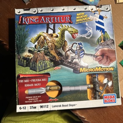MEGA BLOKS #96112 King Arthur Lamorak Beast Slayer NEW Retired set