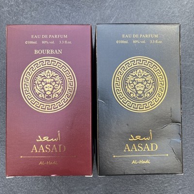 X2 Aasad Al-Hadi Herren Parfum 100ml (1 Bourban)