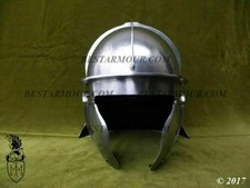 Medieval Roman Helmet Knight Armor Helmet SCA LARP Reenactment Replica helmet