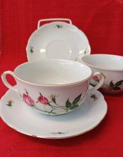 Christineholm porcelaine * ROSE *  * 2 x Suppentassen * Porzellan