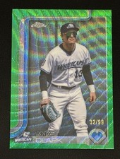 2025 Topps Pro Debut - Chrome Max Clark #PDC-116 Green Wave Refractor /99 (RC)