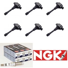 6x Oem Ignition Coil Ngk Iridium Spark Plugs For Nissan Maxima Infiniti 3.5l