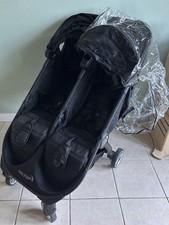 Baby Jogger City Tour 2 Double Travel Pushchair Lightweight Foldable Raincover