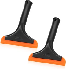 Small Silicone Window Squeegee 5.9 Inch Car Windshield Blade Squeegee, 2 Pack