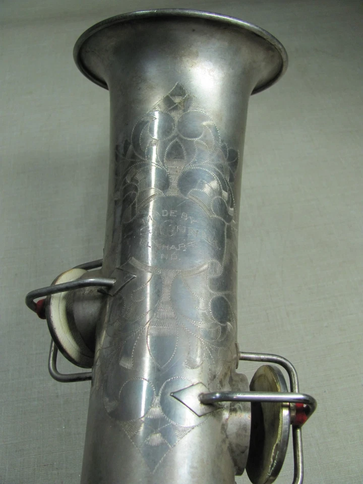 CONN NUEVO SAXOFÓN WONDER C MELODY VERSIÓN TENOR 1918 ANTIGUO NECESITA PULIDO Foto 4 de 4