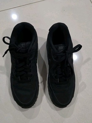 Size 6.5 (GS) - Nike Air Max 90 Low Triple Black - CD6864-001
