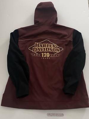 Harley Davidson 120th Anniversary Jacket Deflector Mens Size 4XL