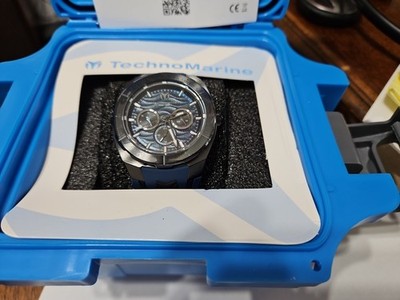 Invicta TechnoMarine Cruise Legend Men's Watch 43mm Blue TM-125022 W/case $399 