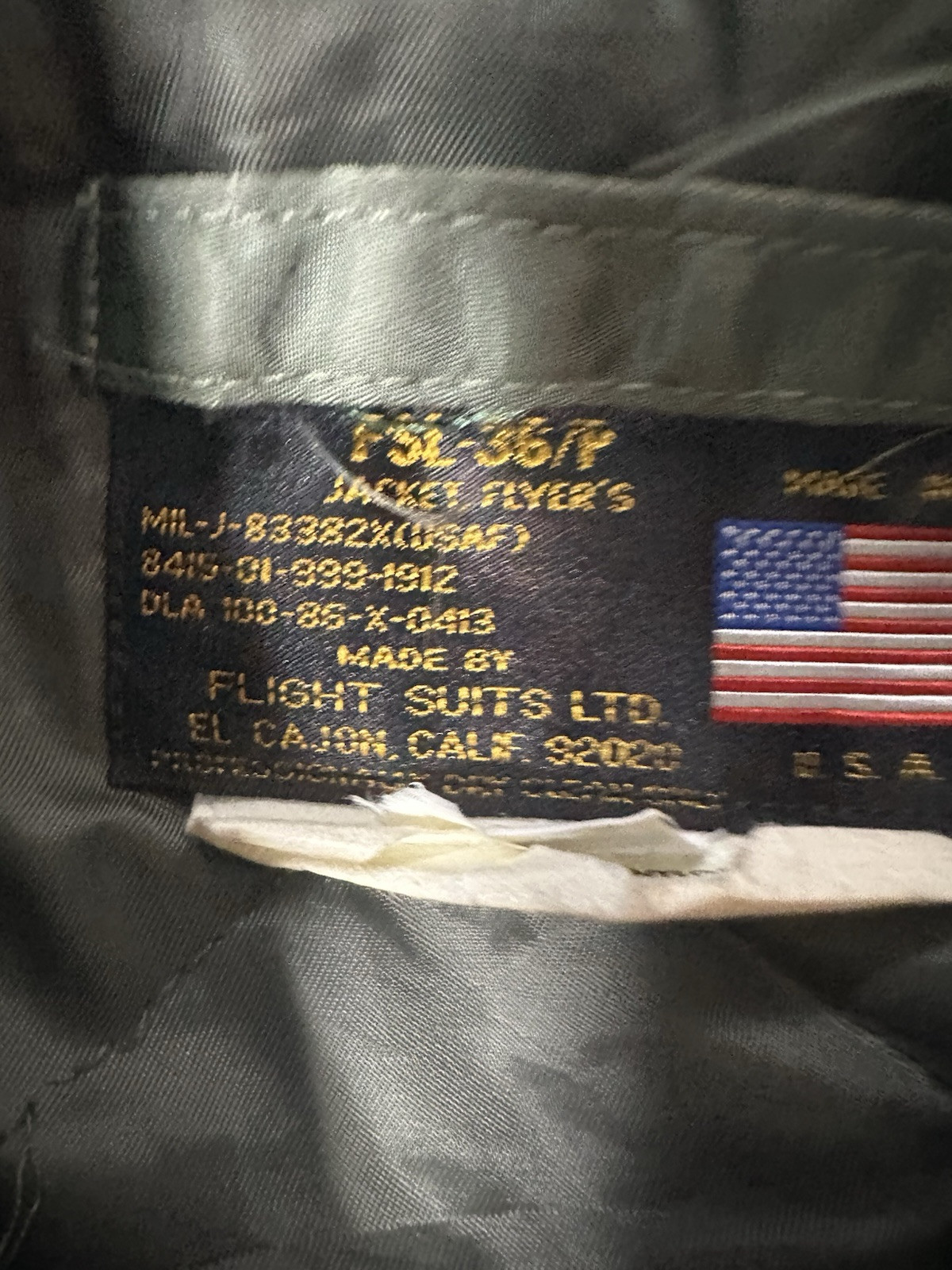 Authentic Air Force flight jacket - image 4