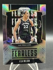 2026 Panini Prizm WNBA - A’ja Wilson Fearless Silver #2 Las Vegas Aces SP