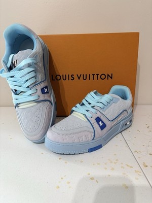 Louis Vuitton Blue LV Trainer Sneaker Size 9 US 42 EU