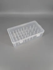 Plastic Thread Spool Storage 45 Spools  9"x 5" x 2.5"