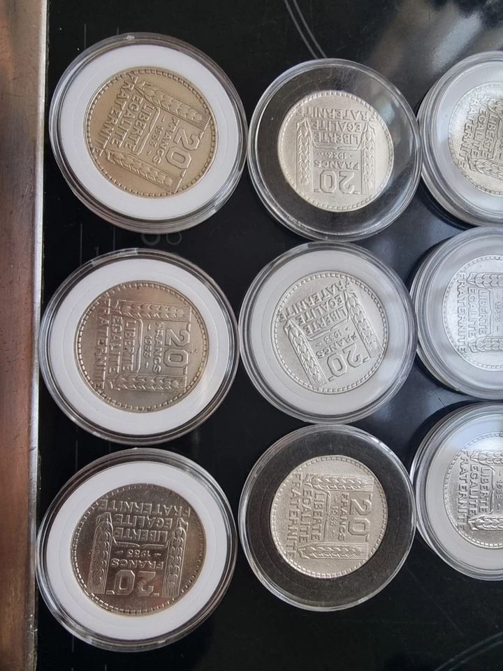 Pièces De 20 Francs Turin En Argent 1933 - Photo 1/3