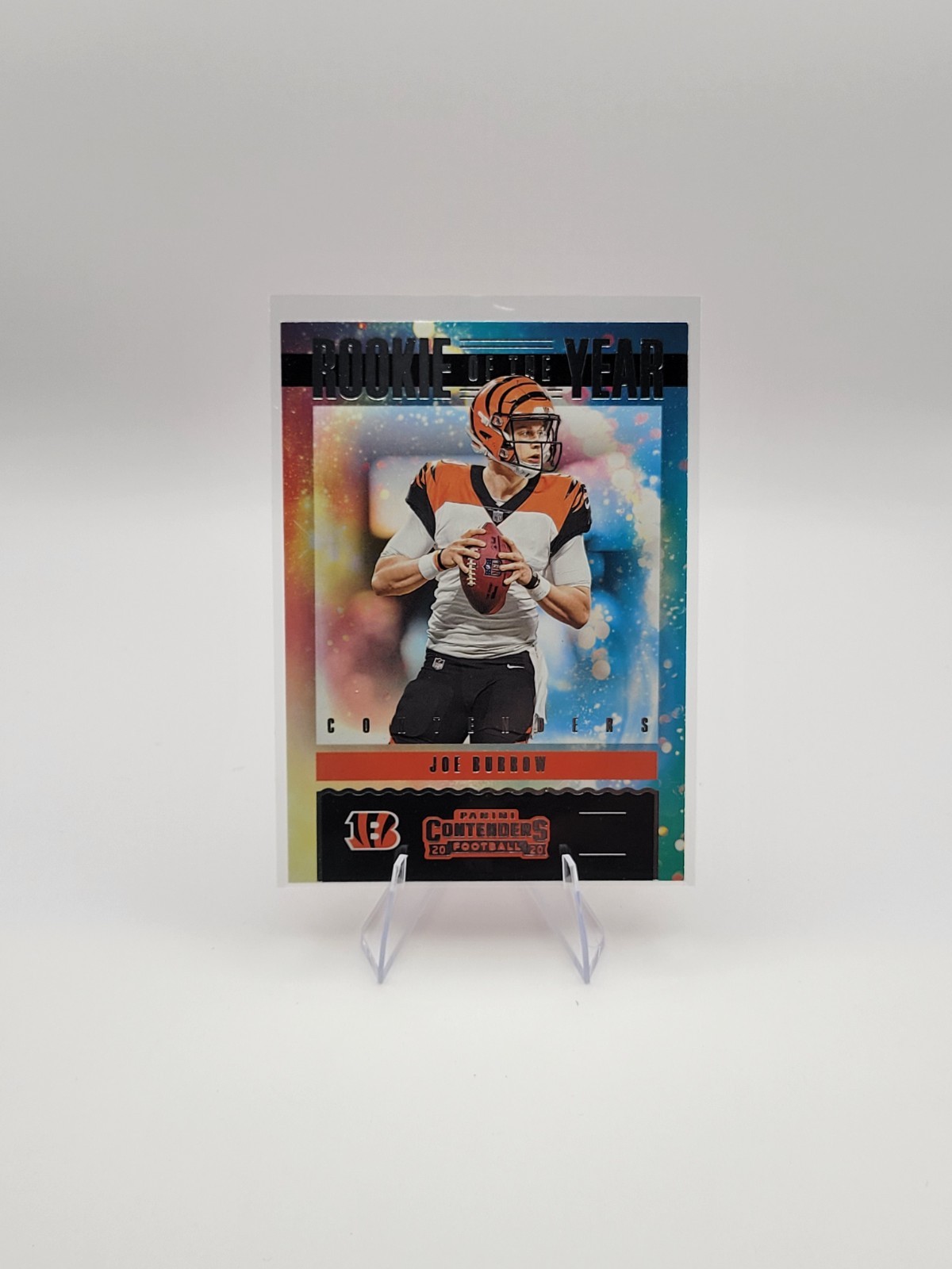 2020 Contenders Joe Burrow Rookie of the Year Rookie RC #RY-JBU