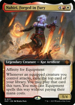 Nahiri, Forged in Fury Extended Art M Foil #171 | MOM: The Aftermath MAT | MTG