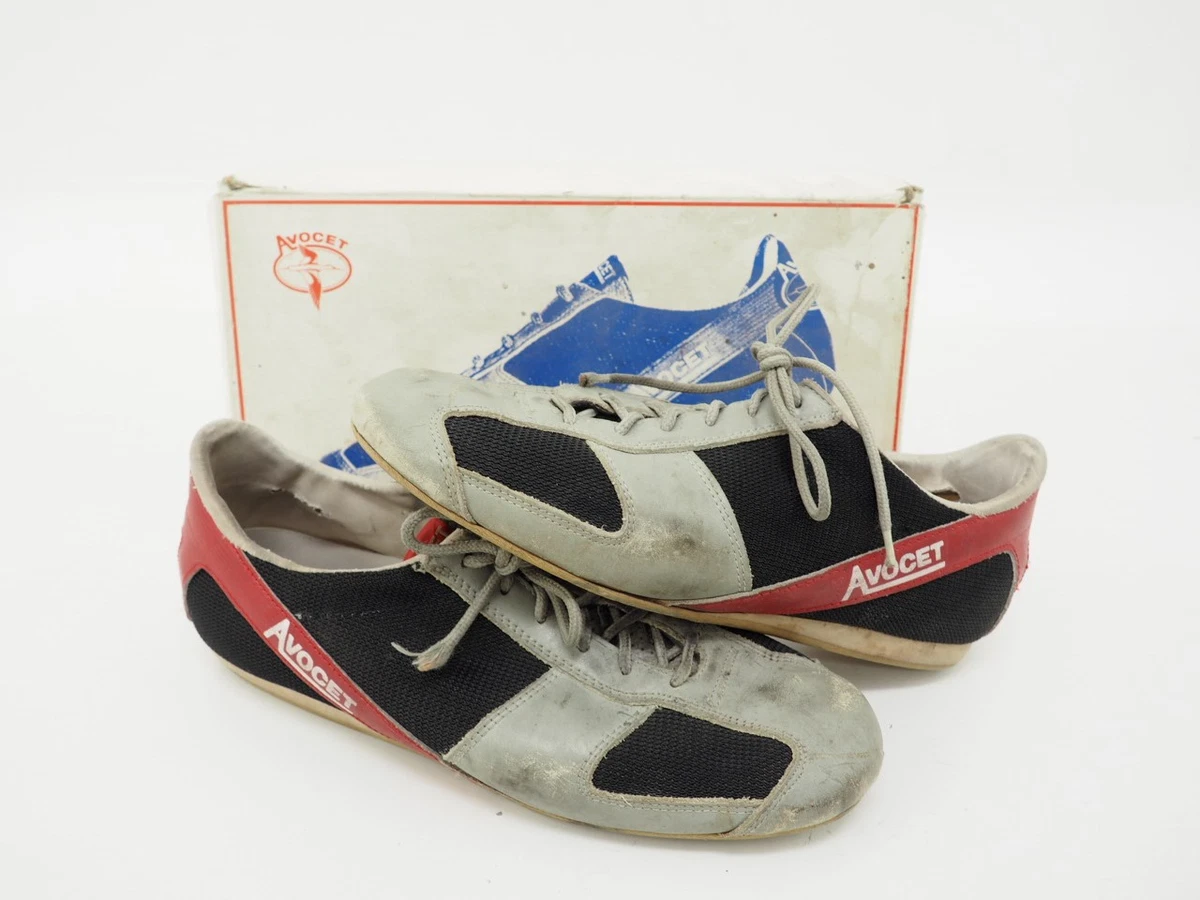 Vintage Adidas Road Cycling Shoes Mens 10.5 Black Red‎ 3 Strap Clipless Vintage Cycling Shoes for sale | eBay main image 2