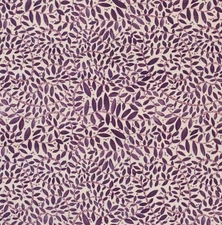 Vines Leaves Fabric Purple Shades BENARTEX Quilters Cotton 1 YARD