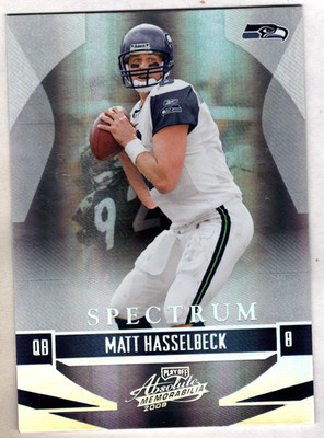 Matt Hasselbeck 2008 Playoff  Absolute Spectrum Silver /100