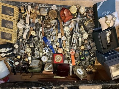 91 Black Hills Gold Jules Jurgensen Endura Bulova Fossil Elgin Burgi watch lot