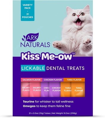 , Kiss Me-Ow Lickable Variety Pack, 21 X 0.5 Oz Assorted Tubes