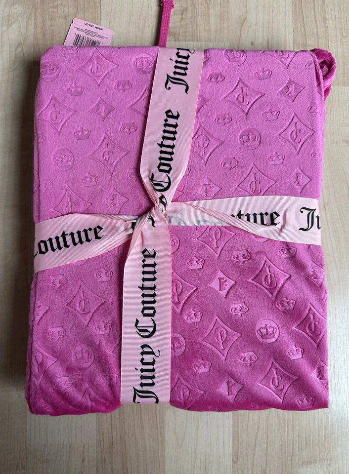 NWT Juicy Couture Pink Velvet Velour 2 Piece PJ Pajama Set Women's XL - Image 2 of 4