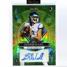 Grayson McCall /3 Wildcard Auto