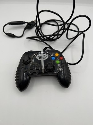 Mad Catz Wired Game Controller Turbo Black Retro Gaming Xbox Style Gamepad