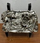 Big City Bullion BCB Prospector & Donkey 9.6 Oz Hand Poured Fine Silver Art Bar