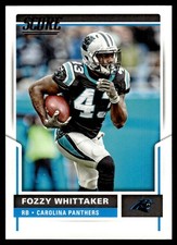 2017 Score Scorecard Fozzy Whittaker Carolina Panthers #83
