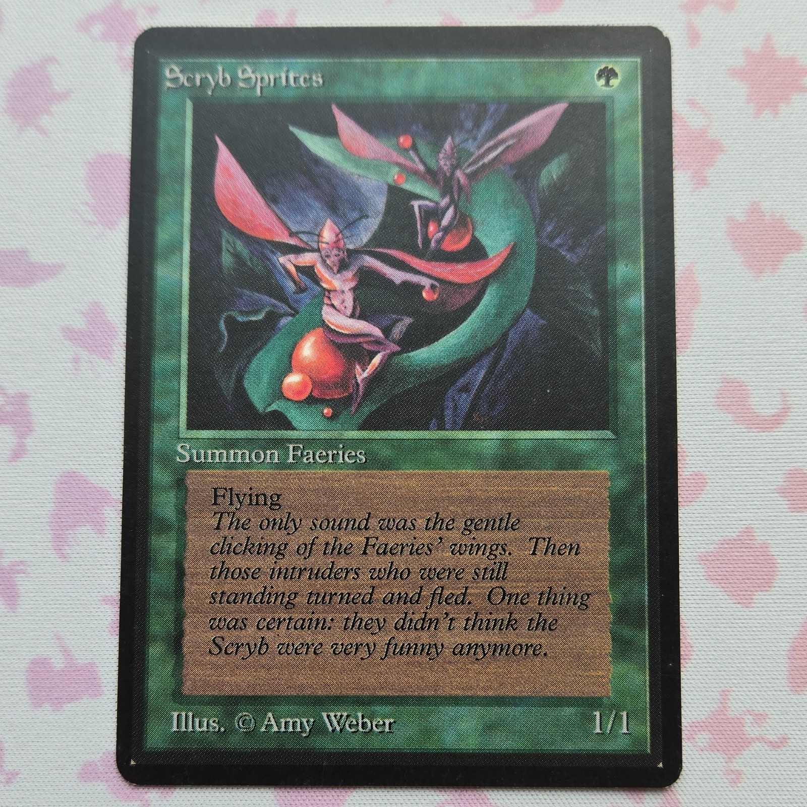 Magic The Gathering (Beta Edition) Scryb Sprites Regular Green Creature WOTC.