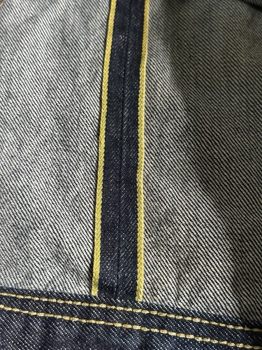 Banana Republic Selvedge Jeansjacke Trucker Knopfleiste Jeansmantel Herren Small " - Bild 7 von 7