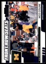 2021 Panini Contenders Draft Picks Front Row Seats Purple #28 Nico Collins - FB