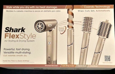 Shark FlexStyle  Hair Blow Dryer & Multi-Styler for Straight & Wavy Hair New