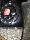 Vintage Western Electric Rotary Black Desk Phone Untested  — photo 4