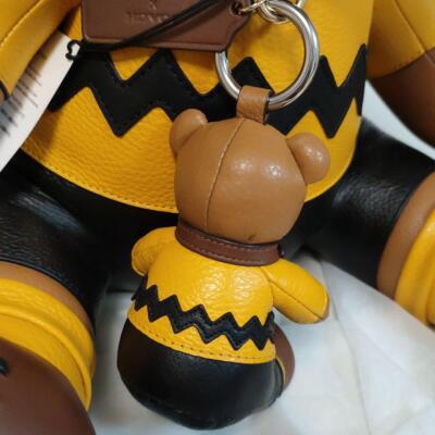 新品★コーチCOACH PEANUTS チャーリーブラウン ぬいぐるみ　bear New COACH Peanuts Charlie Brown Big Large 14