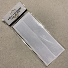 Self Adhesive Rectangle Label Pockets 20 7.75”x1.5” Teachers Target Bullseye