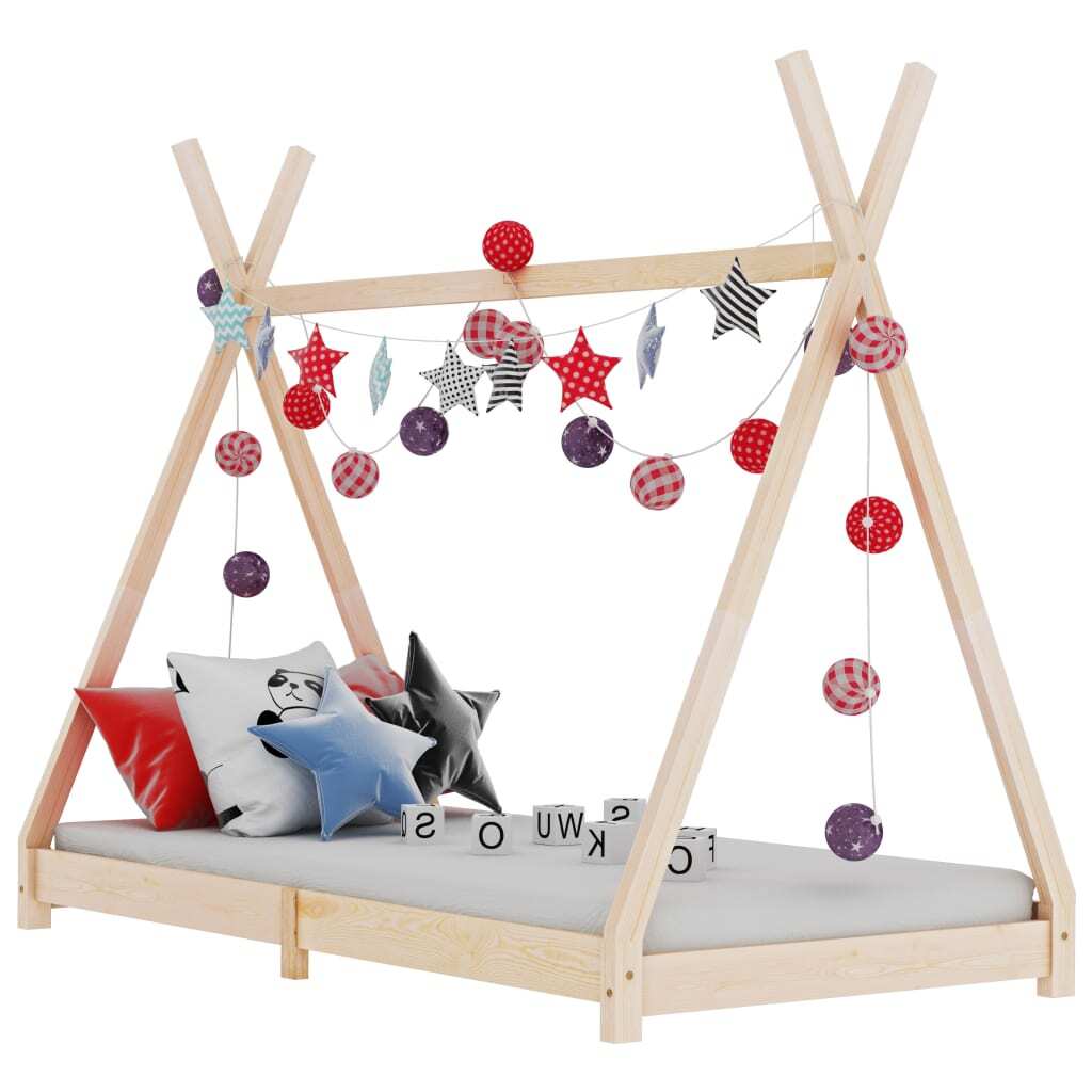 Letto Singolo Bambini vidaXL 90x200 cm - Legno Pino Ecologico