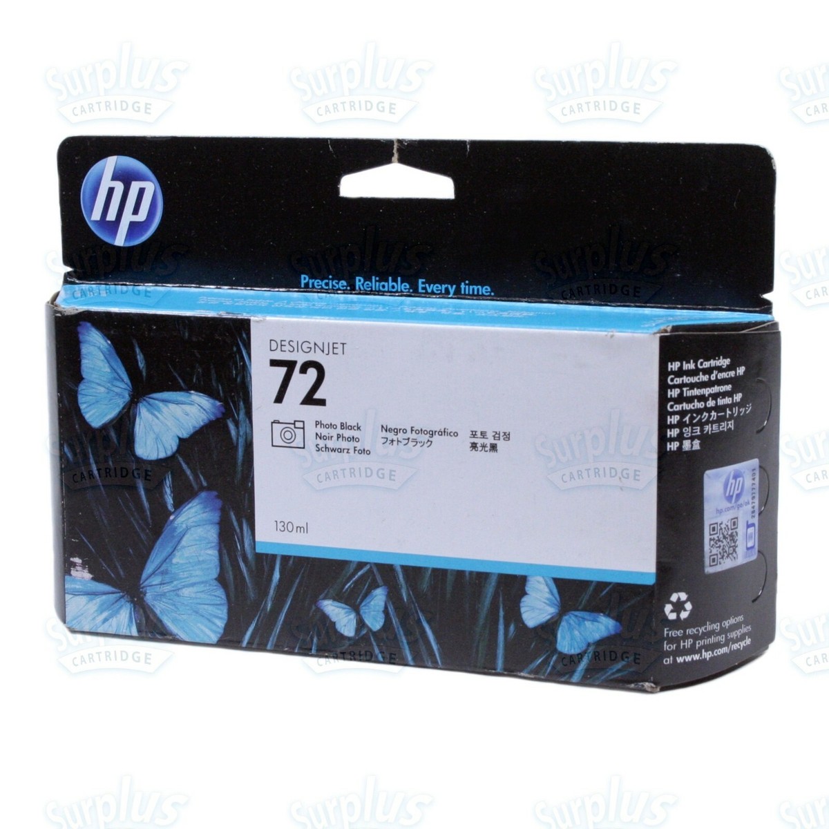 Genuine HP 72 Photo Black Ink C9370A T790 T610 T2300 T1120 T1200 