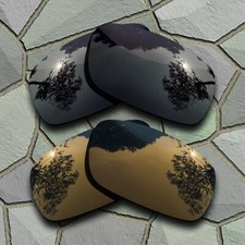 US Grey Black Bronze Copper Polarized Lenses Replacement For-Oakley Crankshaft