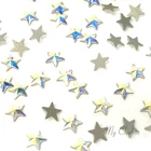 12 pcs Swarovski 2816 Rivoli Star Flatbacks No-Hotfix 5mm CRYSTAL AB (001 AB)