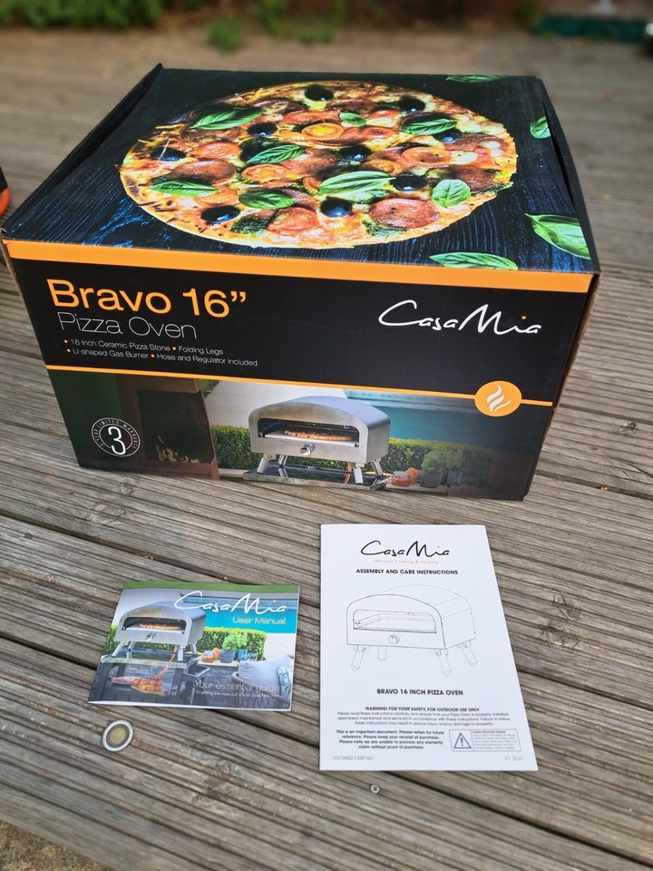 Pizza oven, (gas) Casa Mio Bravo 16" eBay